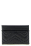 gg marmont card holder in chevron matelassé leather