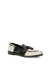 brera damier bicolor leather loafers