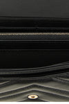 guccis continental - gg marmont wallet is made of fine black lambskin