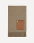 Loewe Wool And Cashmere Scarf Beige