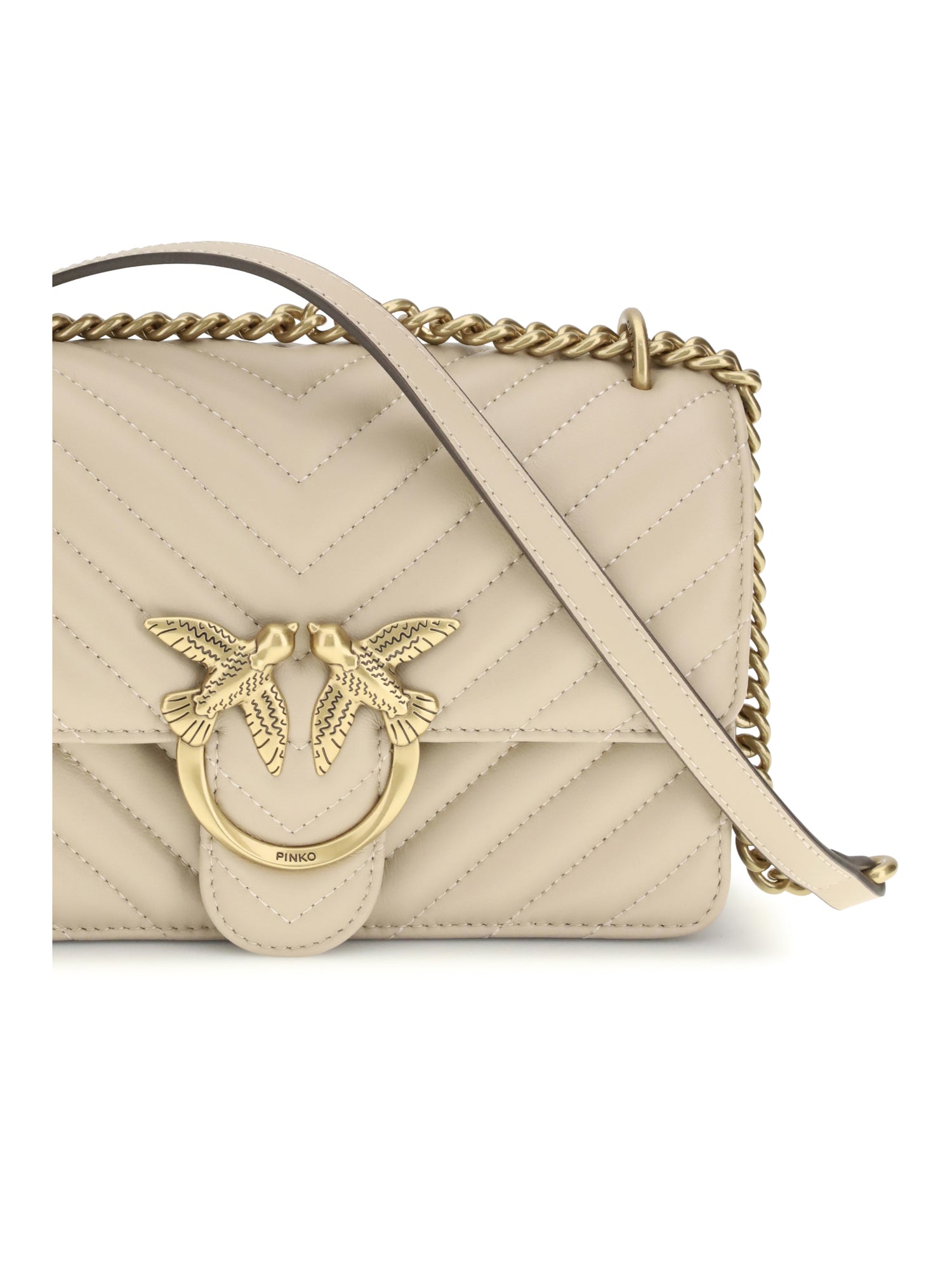 PINKO OS mini love shoulder bag