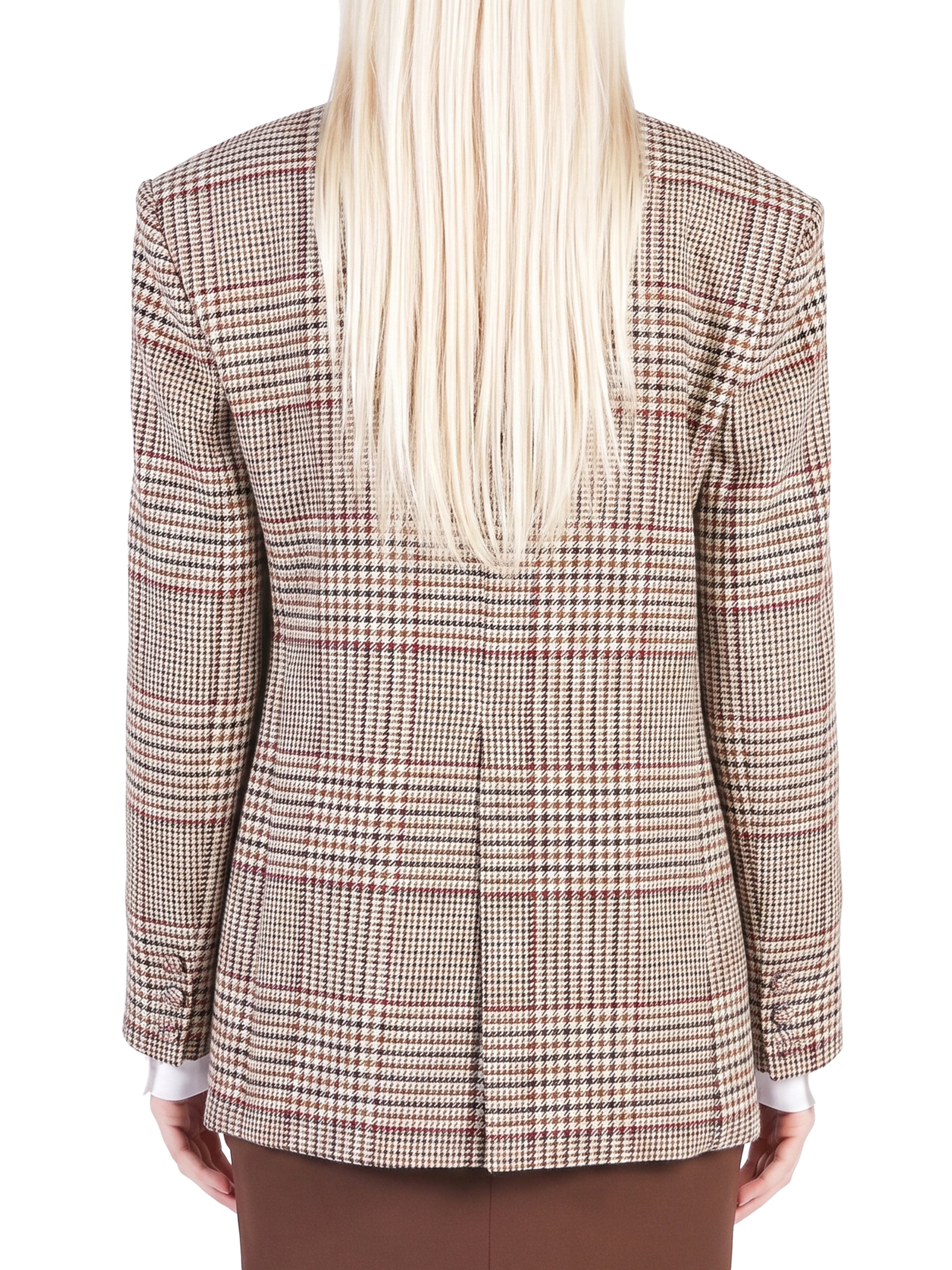 prince of wales check over blazer