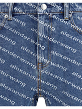 ALEXANDER WANG 26 bite denim shorts