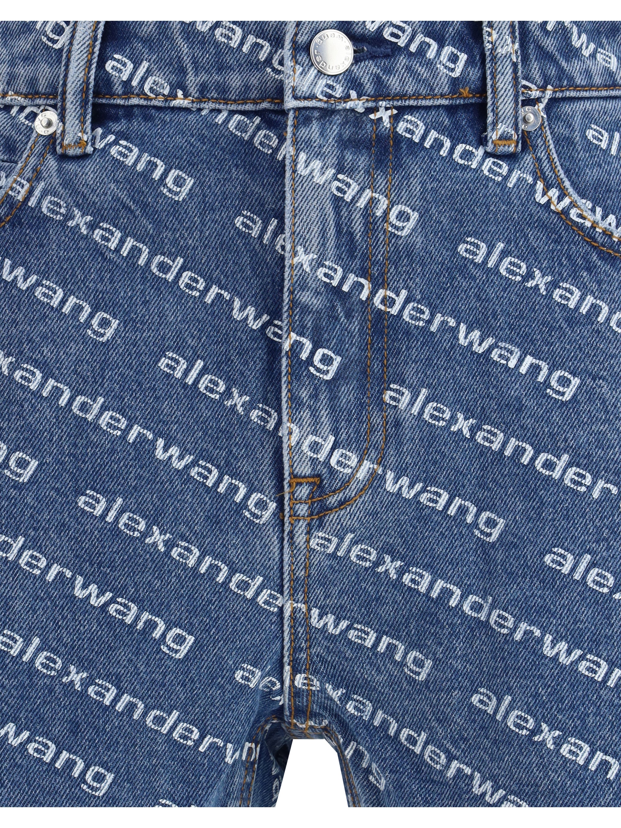 ALEXANDER WANG 26 bite denim shorts