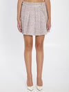 pleated skirt with belt