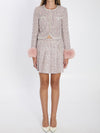 pleated skirt with belt