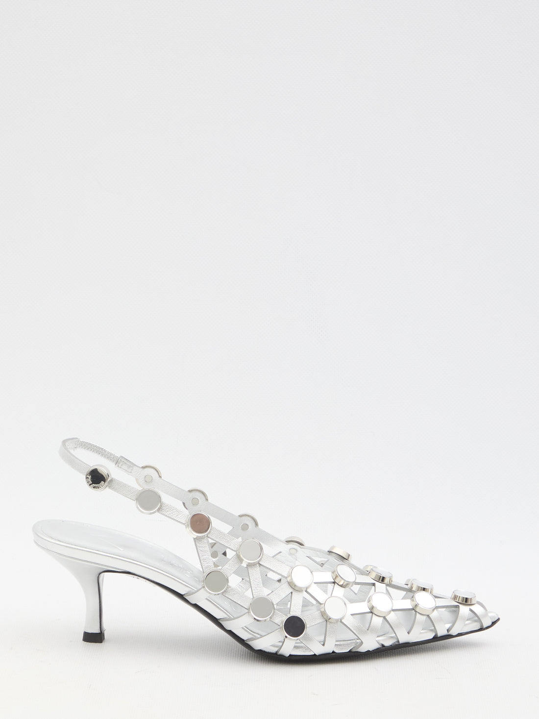 THE ATTICO 39 grid slingback