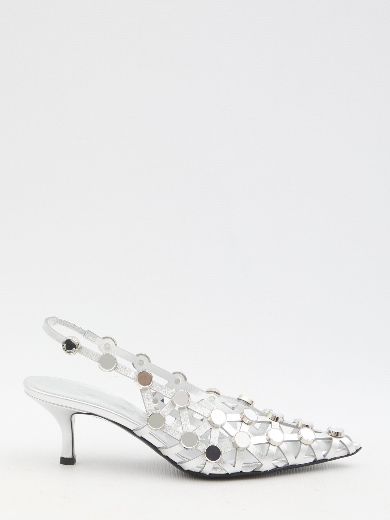 THE ATTICO 39 grid slingback