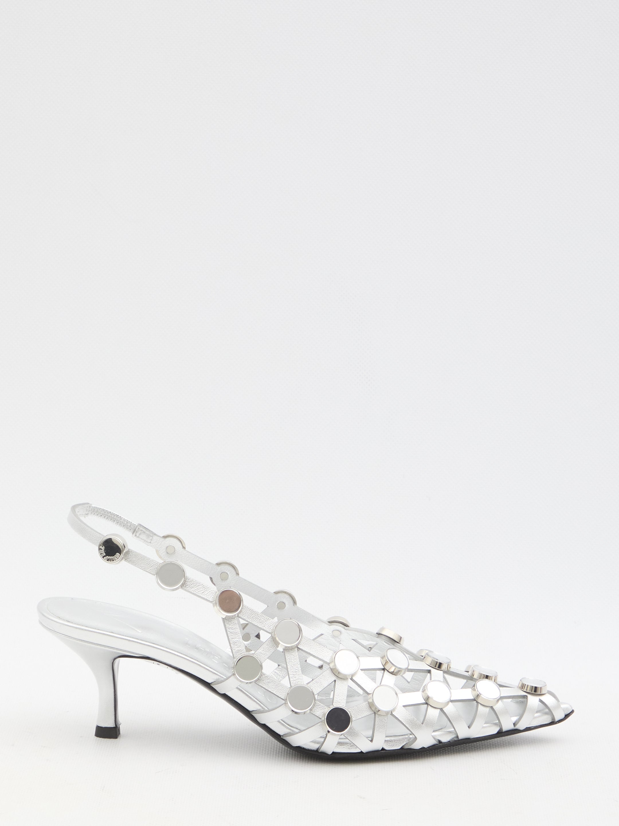 THE ATTICO 39 grid slingback