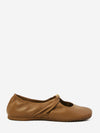 pebble ballerina flats in nappa
