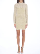 BALMAIN 36 pb labyrinth monogram dress