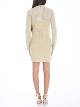 BALMAIN 36 pb labyrinth monogram dress