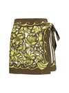 mona wrap mini skirt
