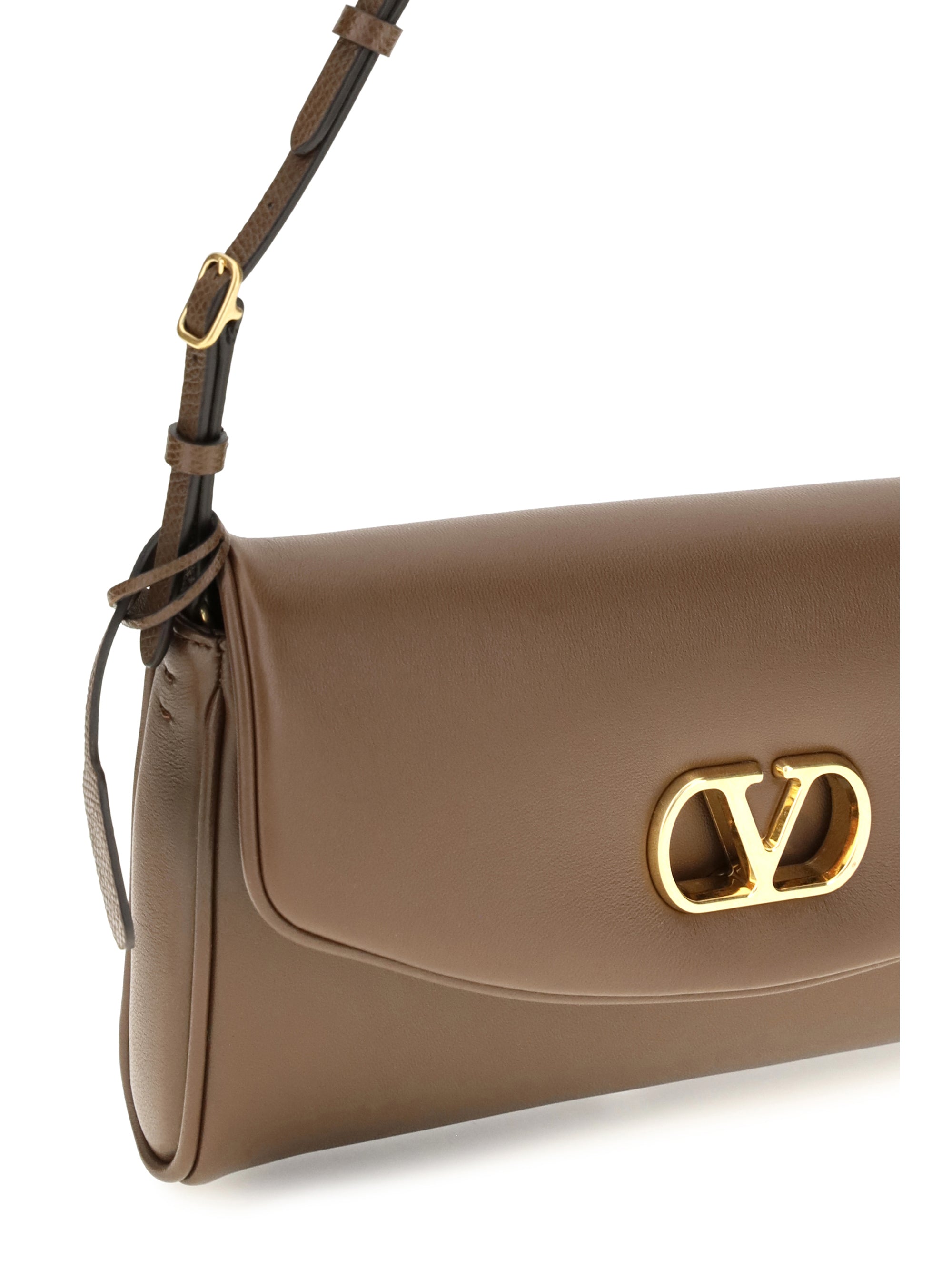 devain leather shoulder bag