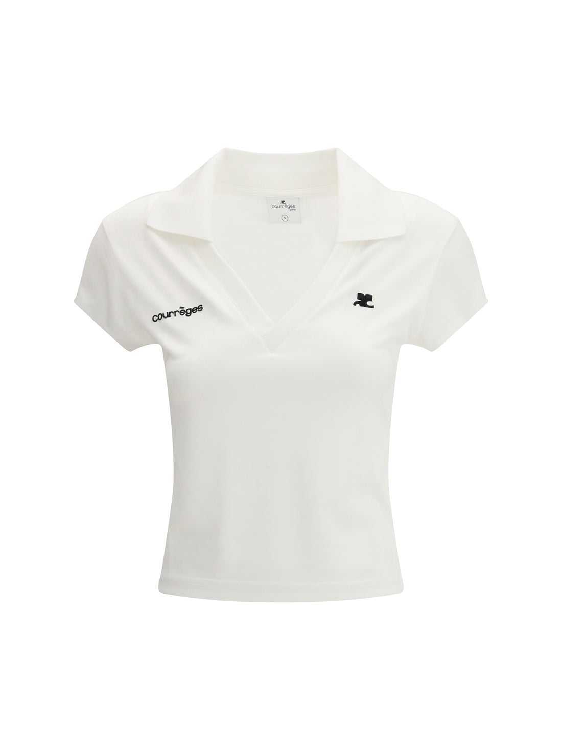 COURRÈGES M sports cropped polo