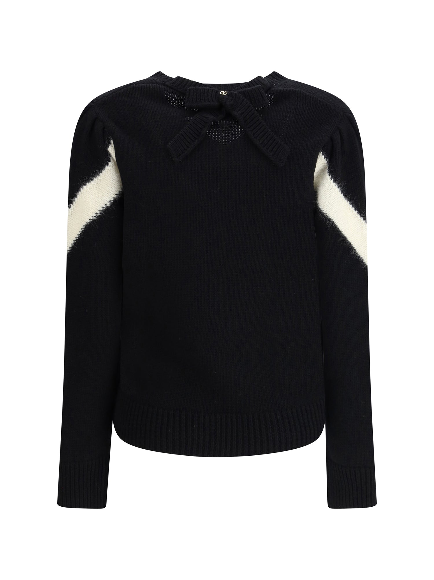 VALENTINO M wool sweater with a bow at the back