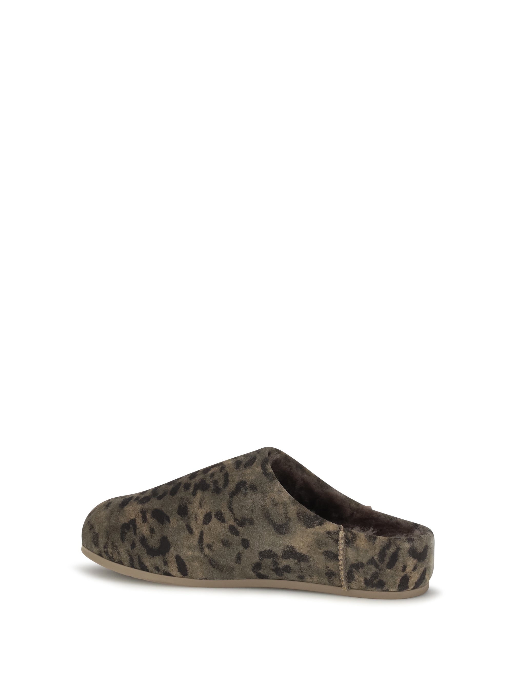 elea spotted slip-on mules