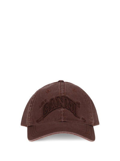 cotton baseball cap with embroidered logo
