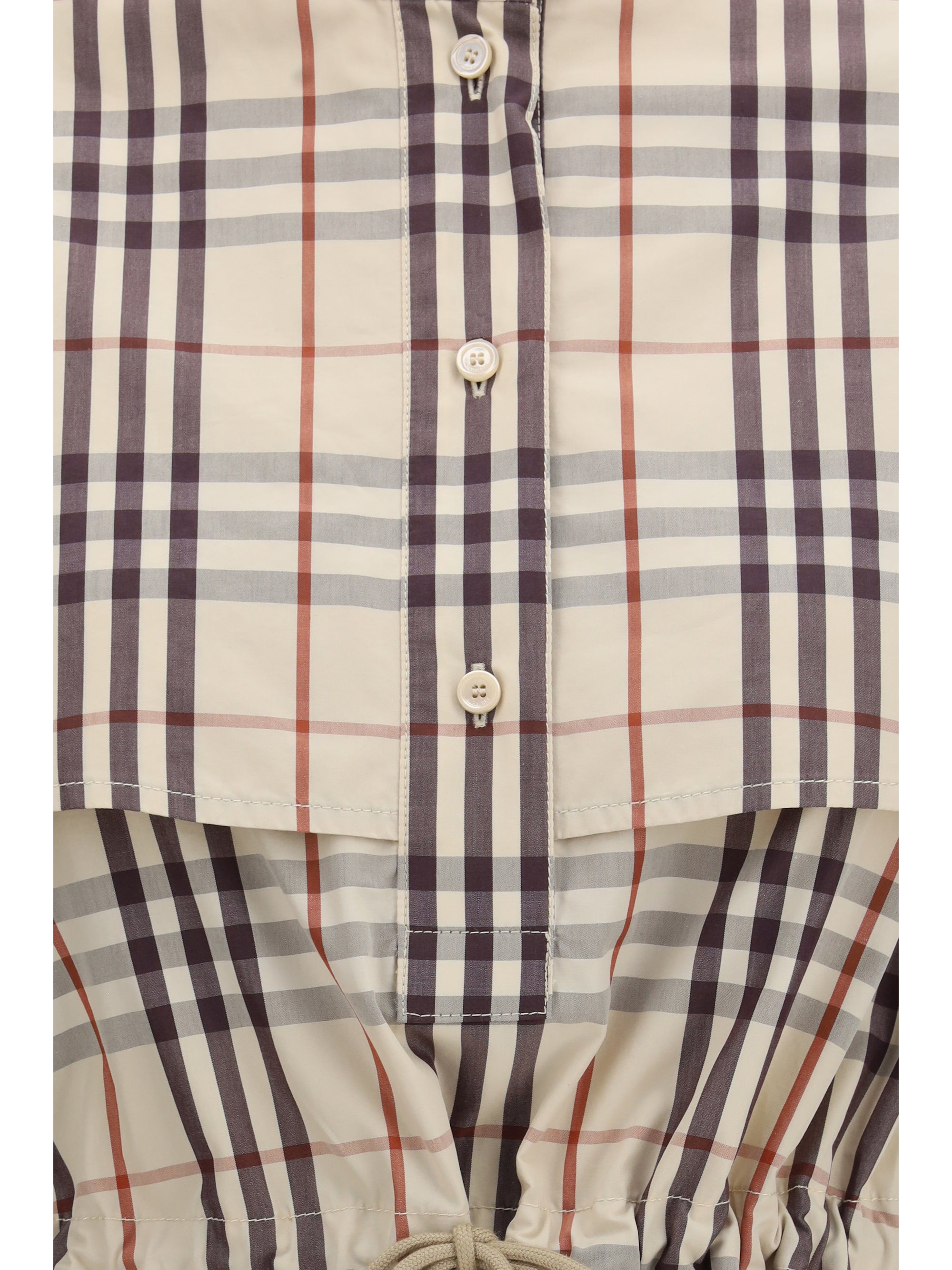 cotton check dress