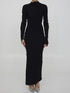 BALENCIAGA S spiral maxi dress