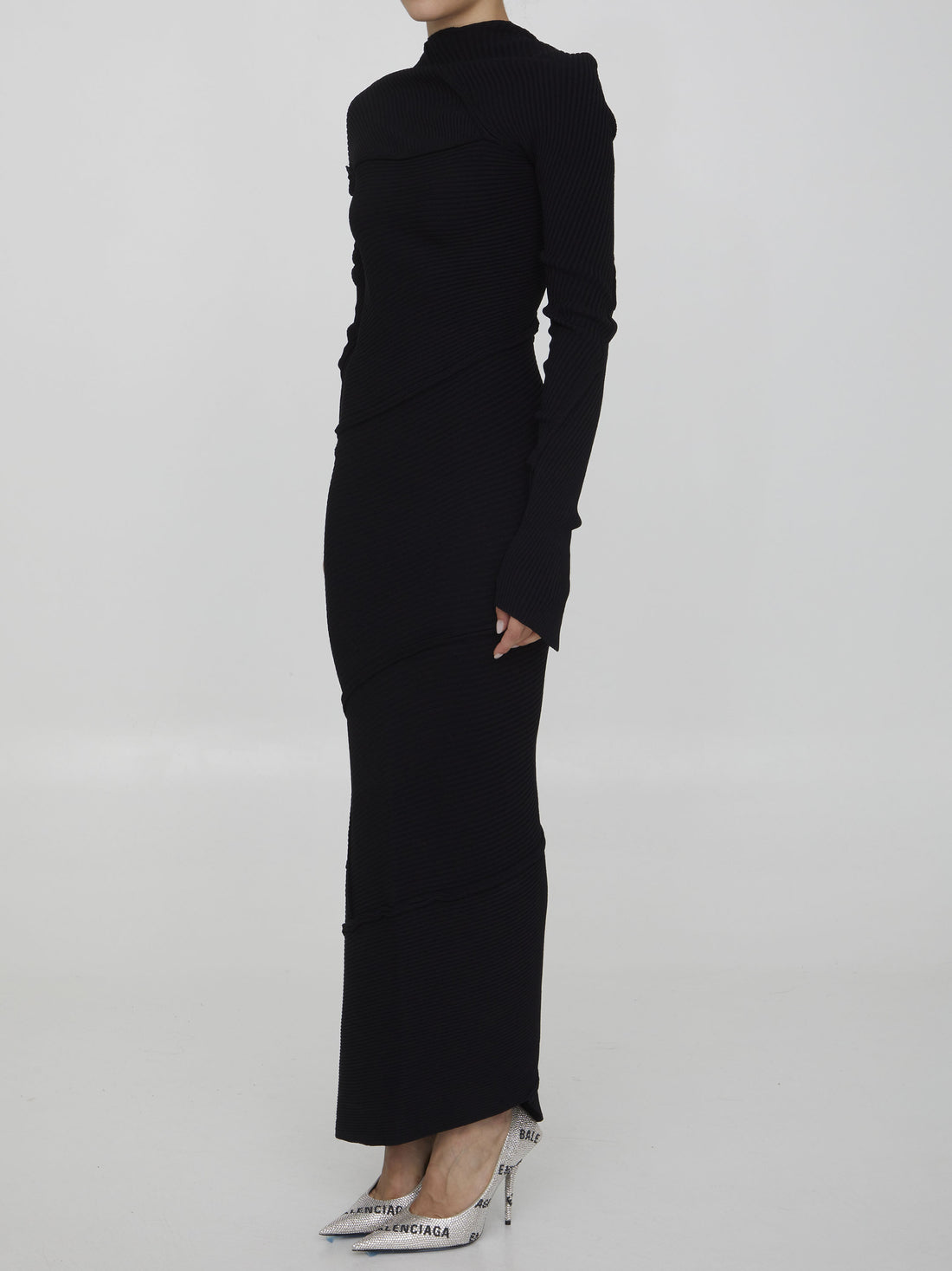 BALENCIAGA S spiral maxi dress
