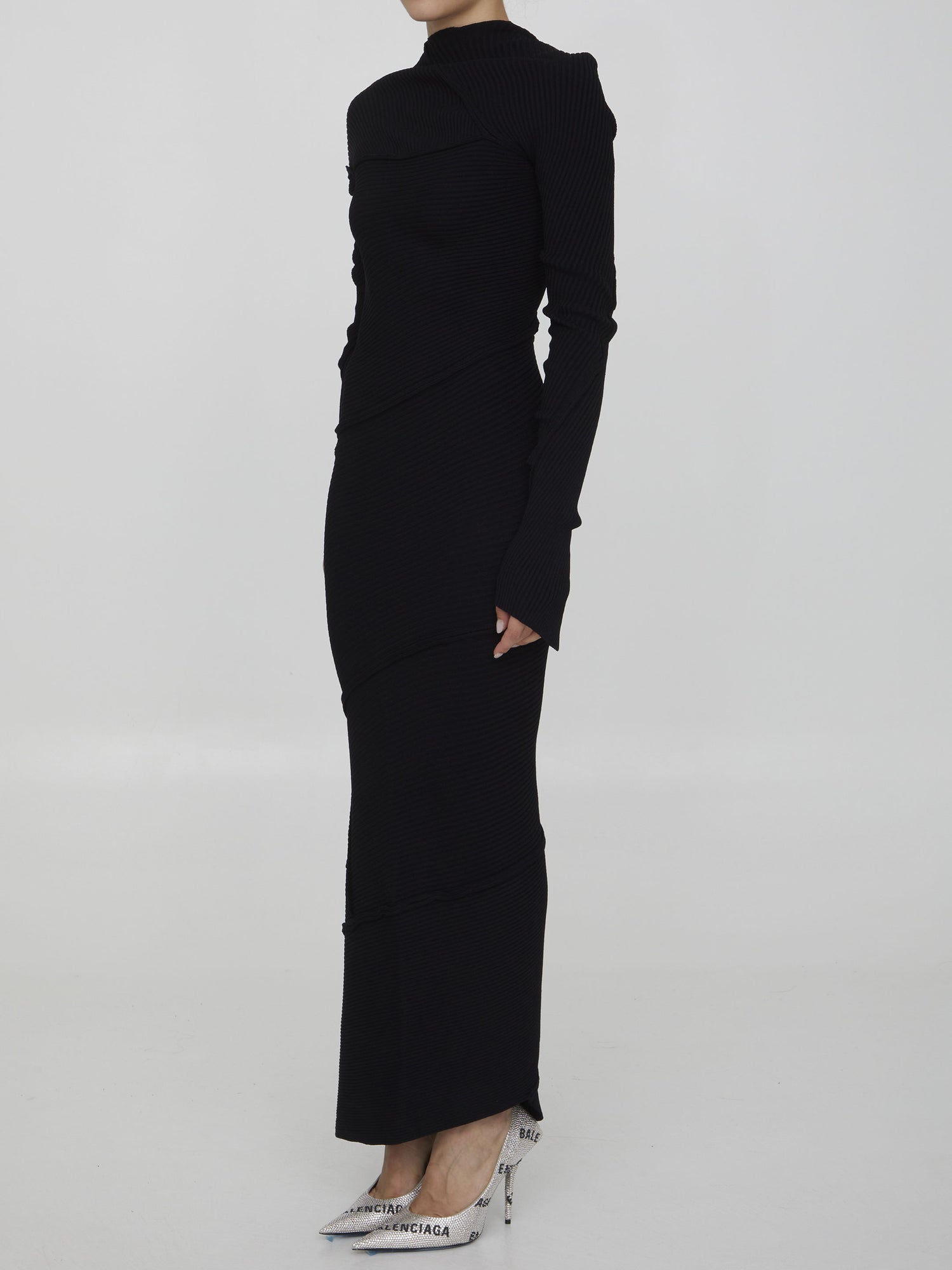 BALENCIAGA S spiral maxi dress