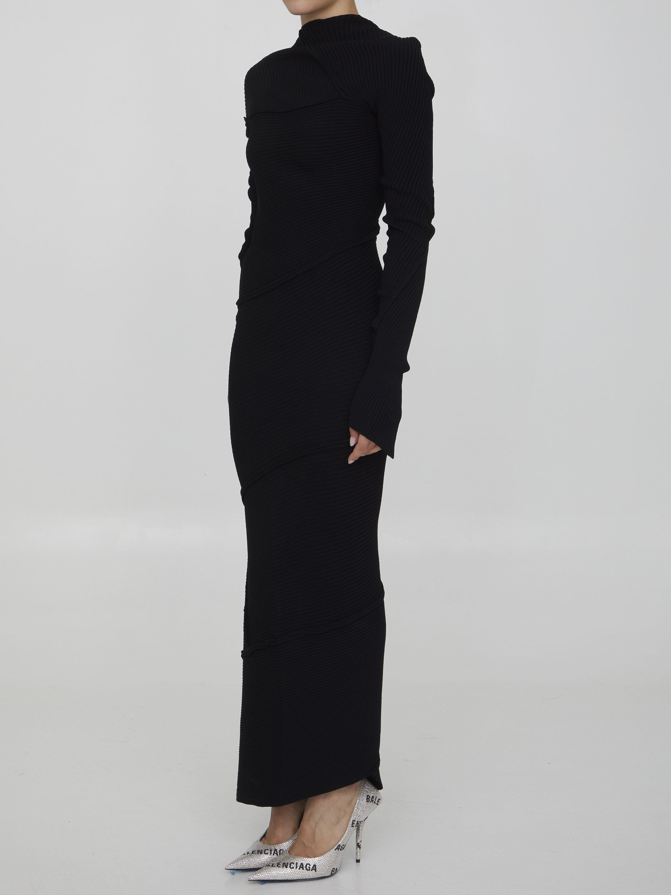 BALENCIAGA S spiral maxi dress