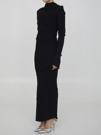 BALENCIAGA S spiral maxi dress