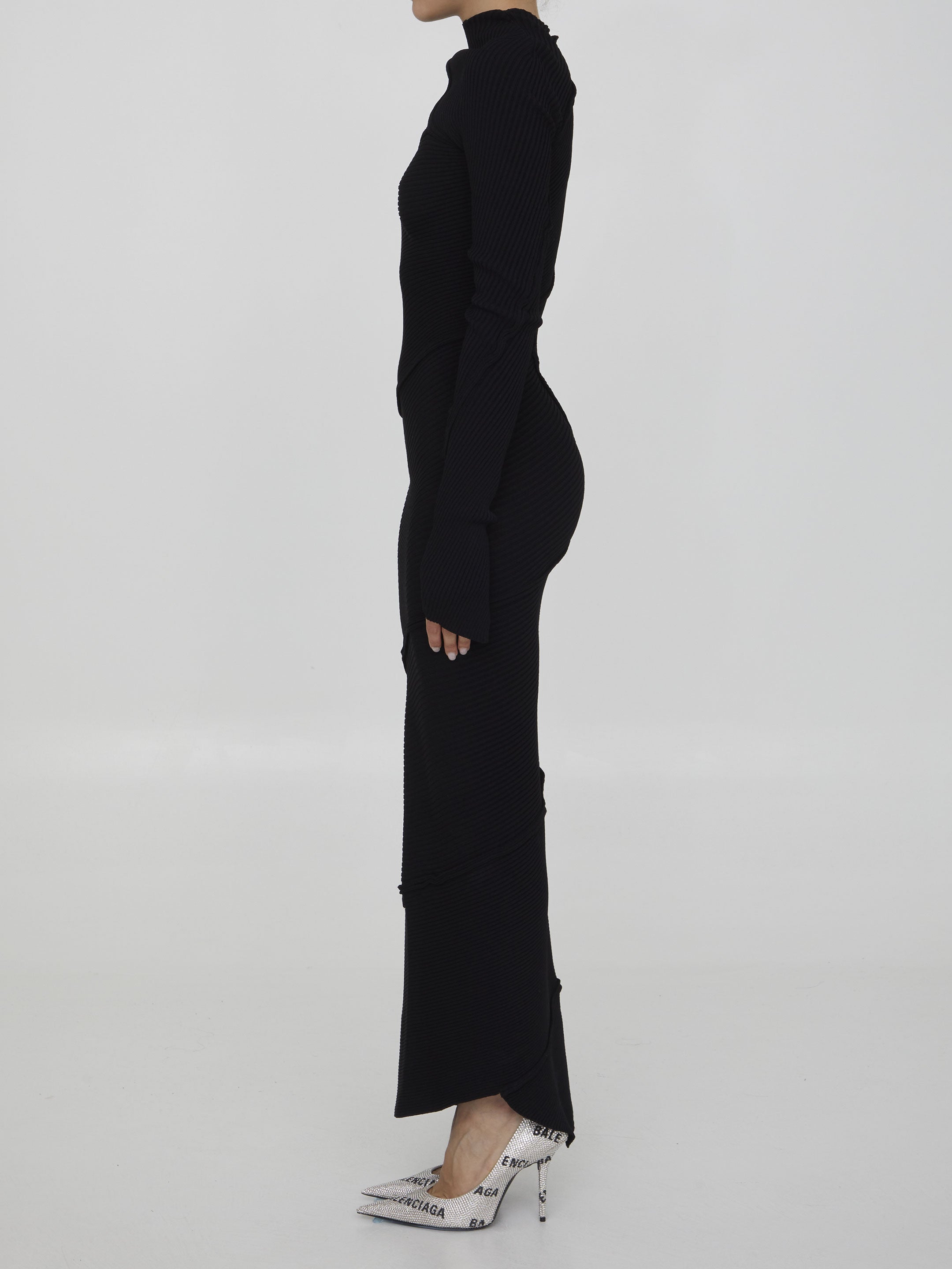 BALENCIAGA S spiral maxi dress