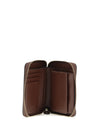 leather zip-around wallet
