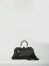 black lambskin shoulder bag