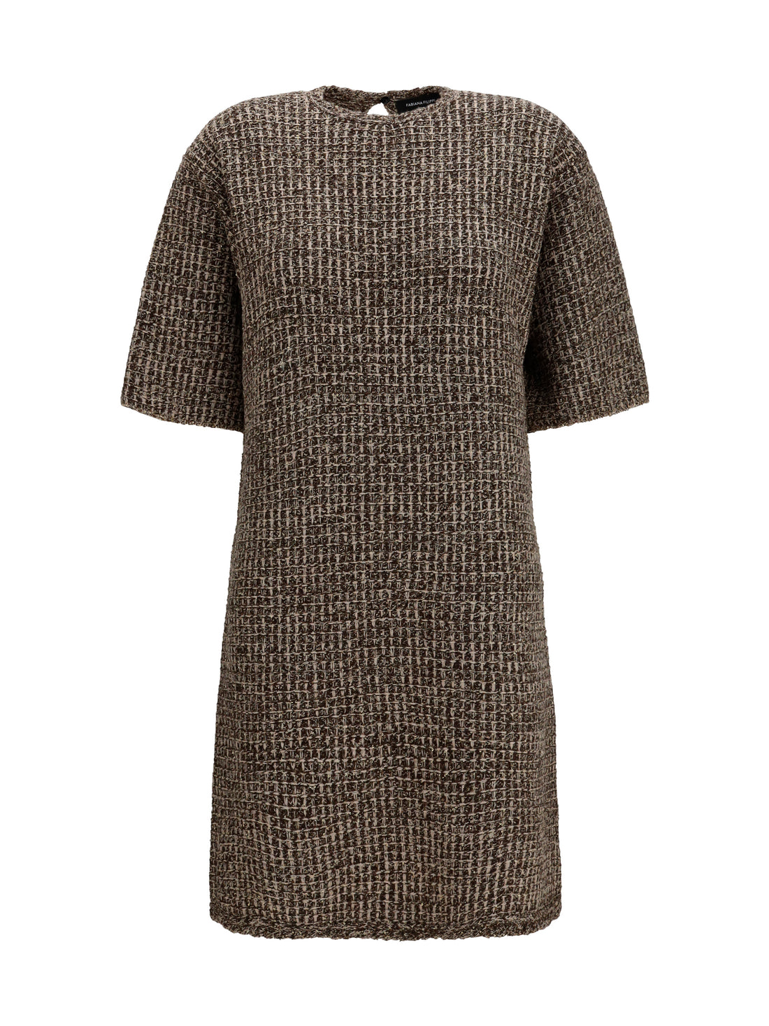 FABIANA FILIPPI 38 sequin-effect tweed dress
