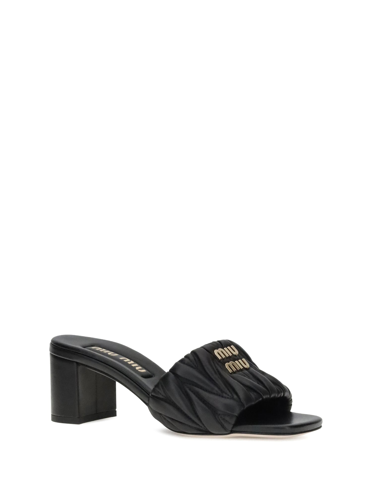 MIU MIU 36.5 logoed sandals