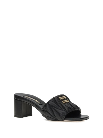 MIU MIU 36.5 logoed sandals