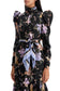 eden midi dress with floral print