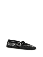 ALAIA 36 rhinestone mesh ballerinas