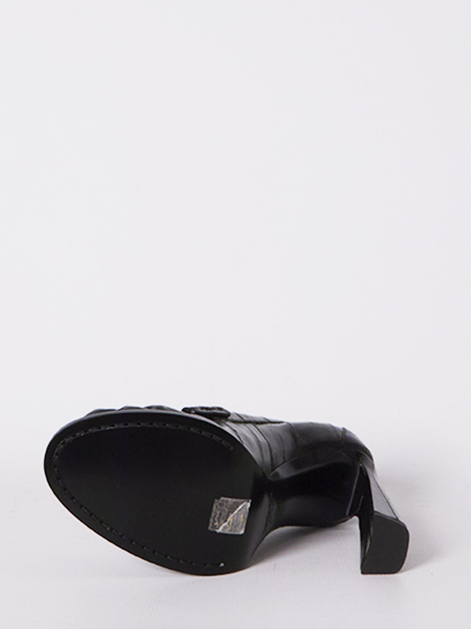 SAINT LAURENT 36 le loafer pumps in eel skin