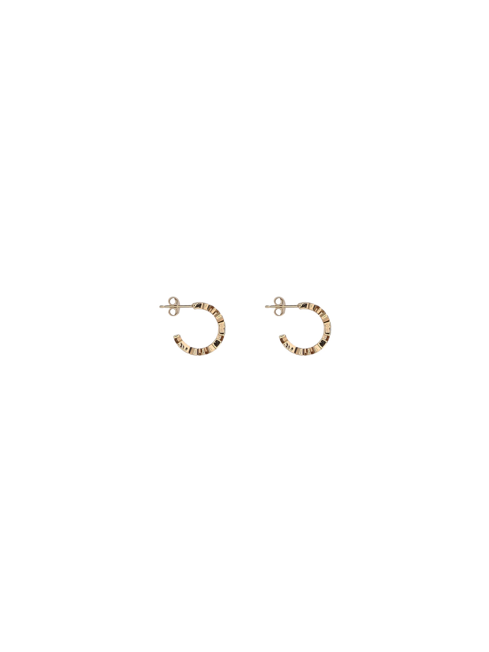 logoed earrings
