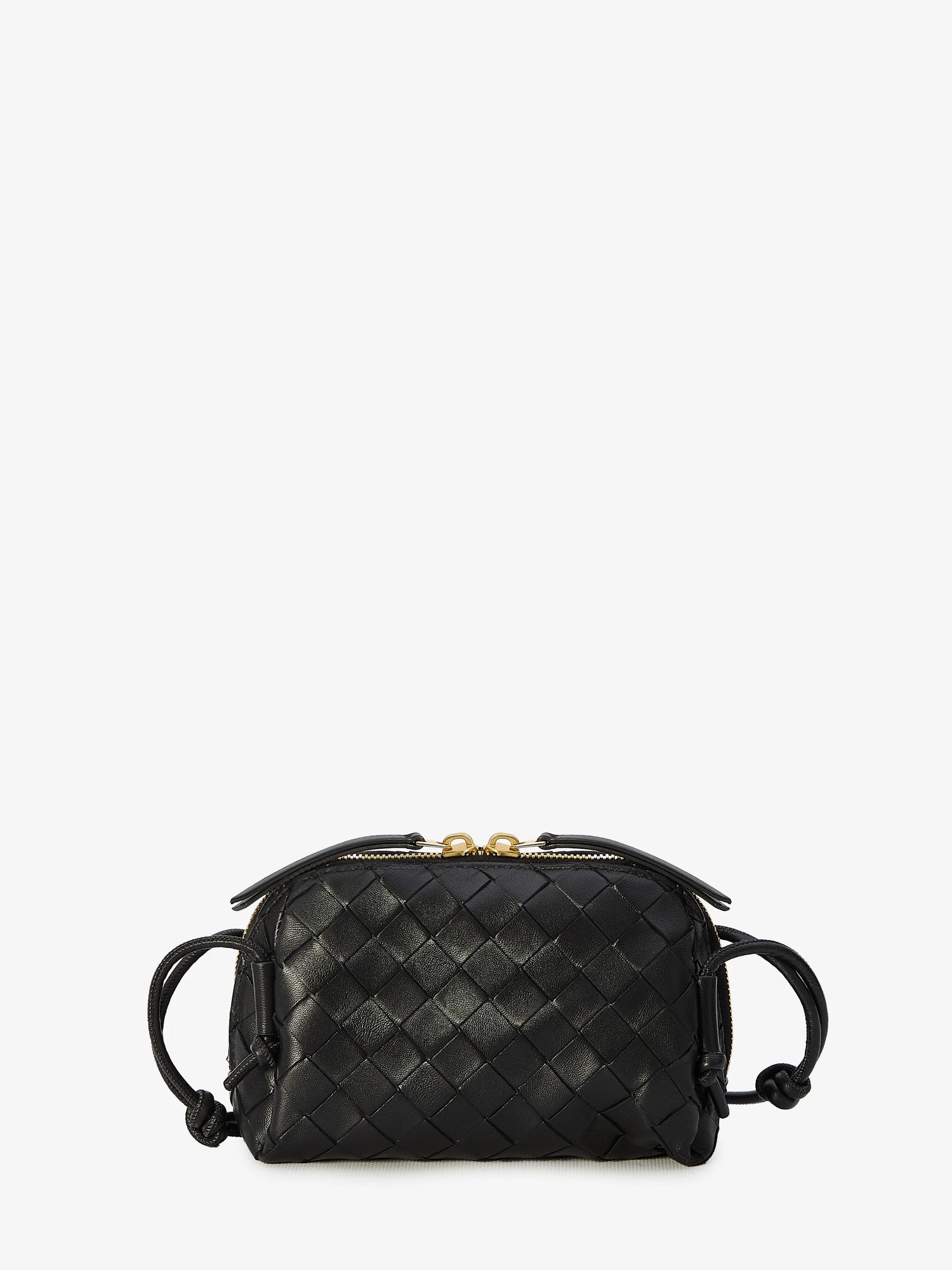 BOTTEGA VENETA OS black intrecciato concert bag