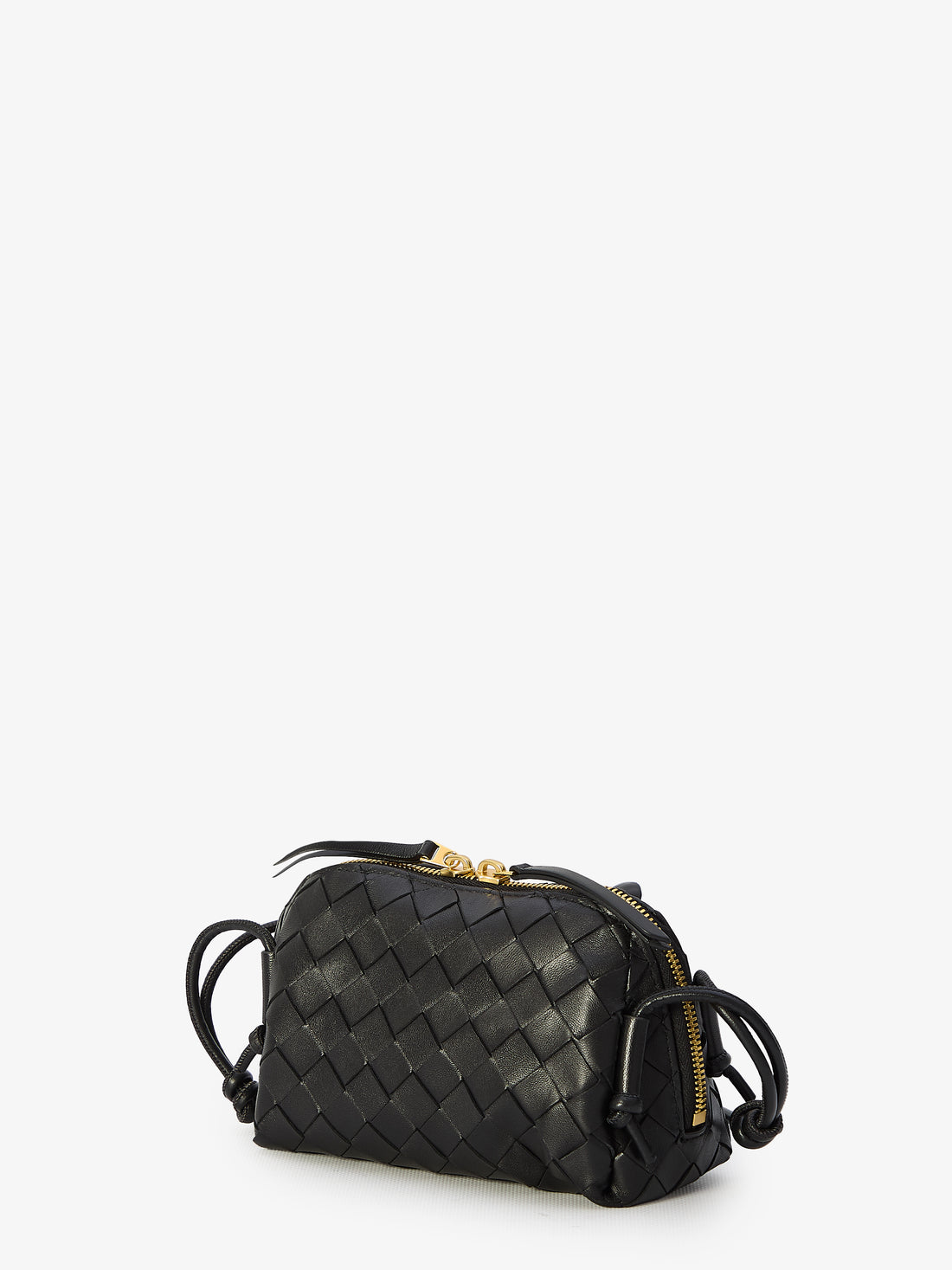 BOTTEGA VENETA OS black intrecciato concert bag