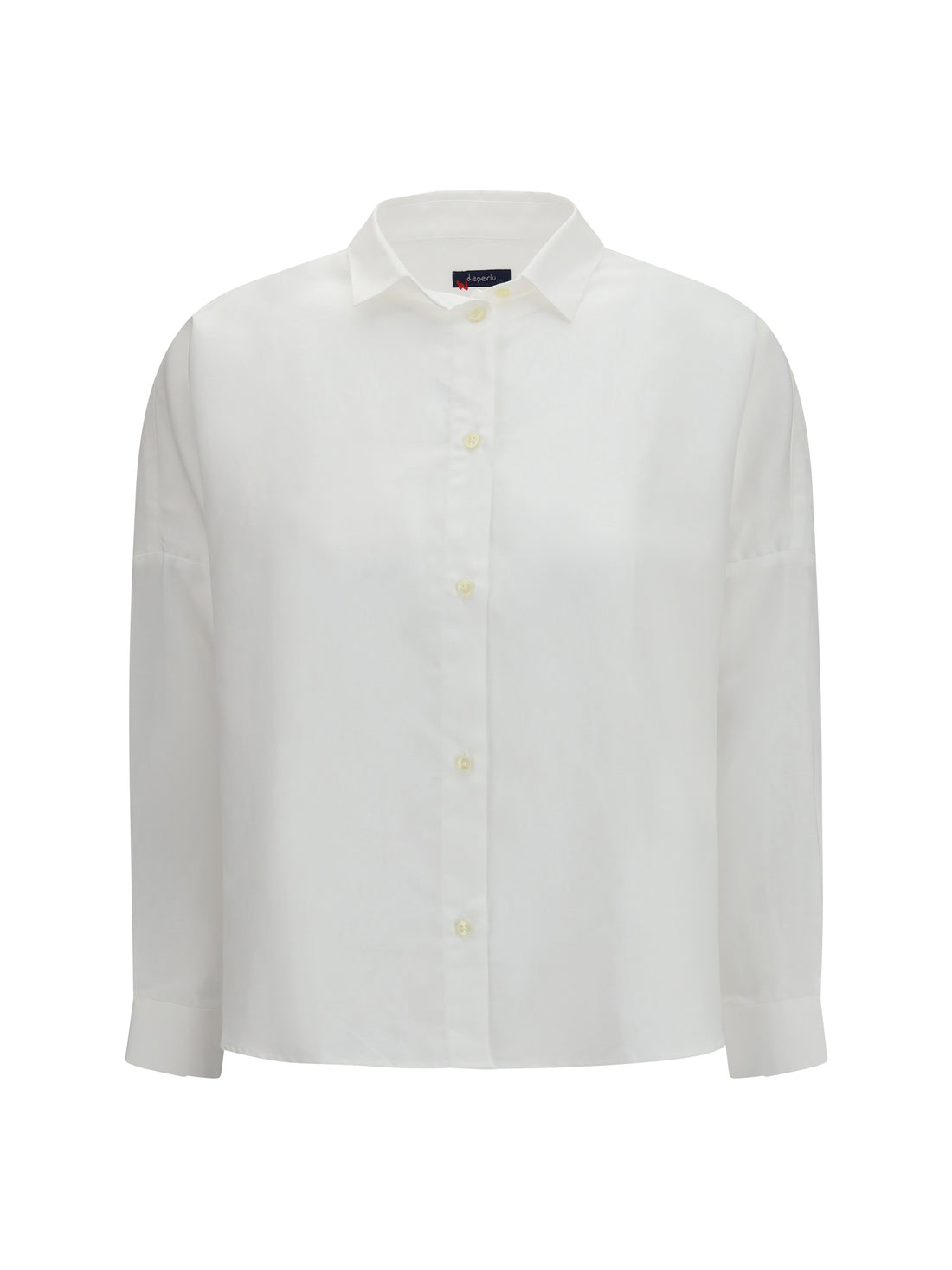DEPERLU L cotton and linen blend shirt