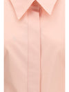 cut-out cotton poplin shirt