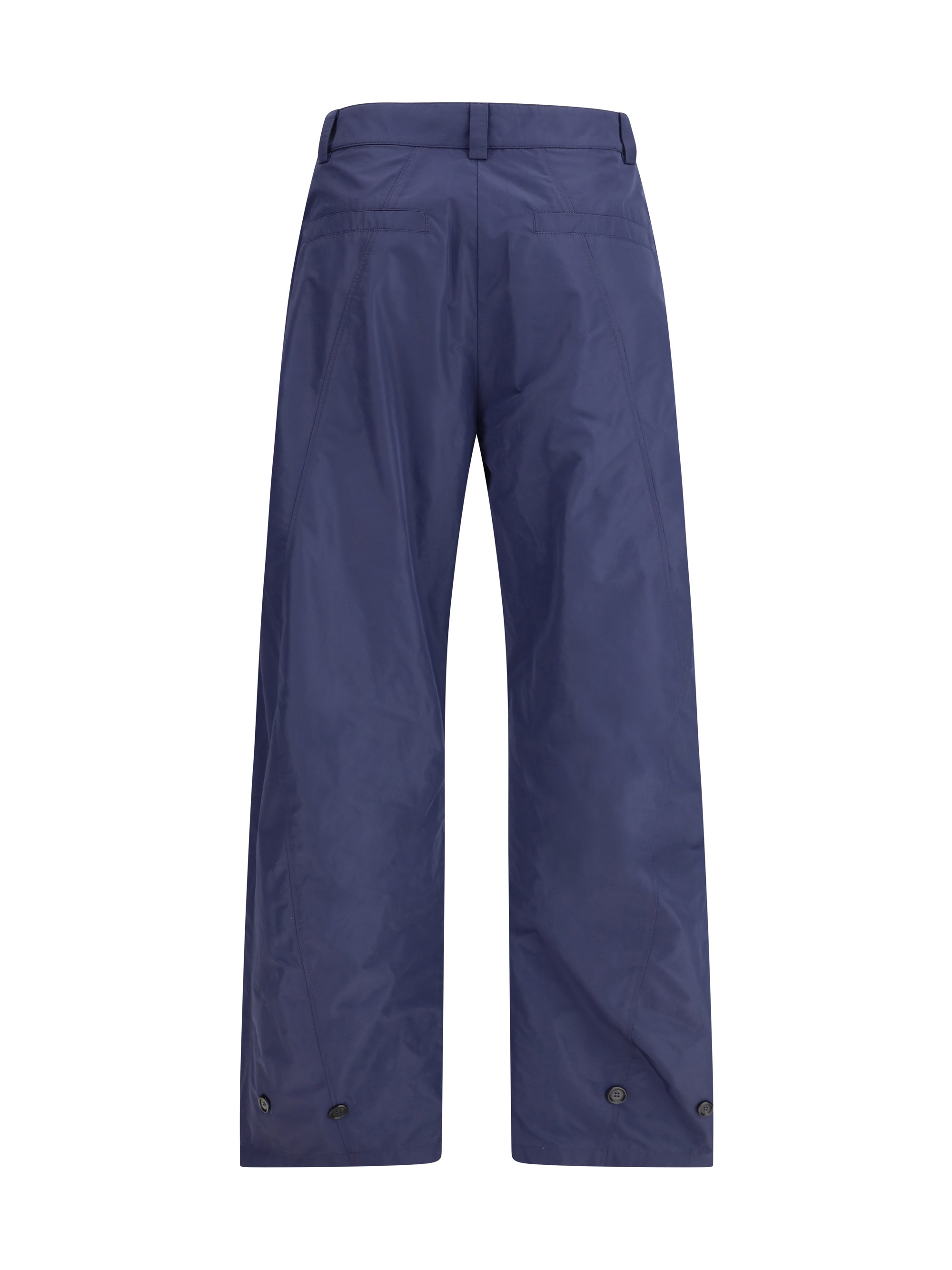 shiny taffeta pants