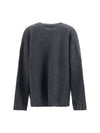 casentino-effect wool cardigan