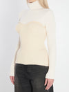 ribbed knit pullover