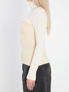 ribbed knit pullover