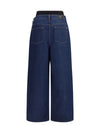 slouchy jeans in denim