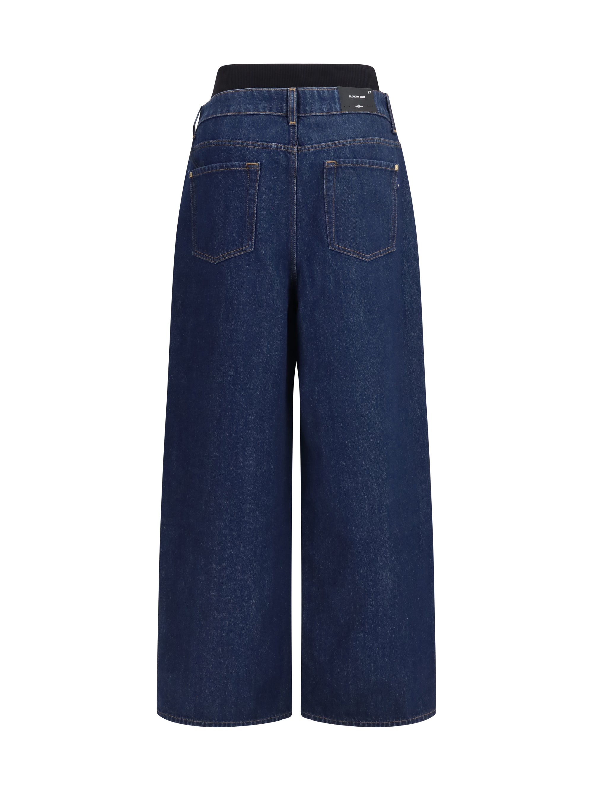 slouchy jeans in denim