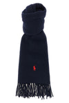 the polo ralph lauren scarf in soft wool yarn defines winter aesthetics through