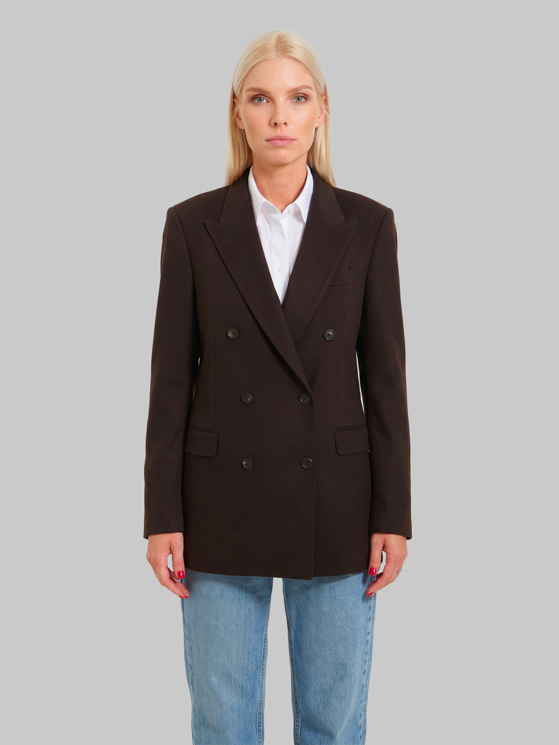 TAGLIATORE 38 jasmine double-breasted cashmere jacket